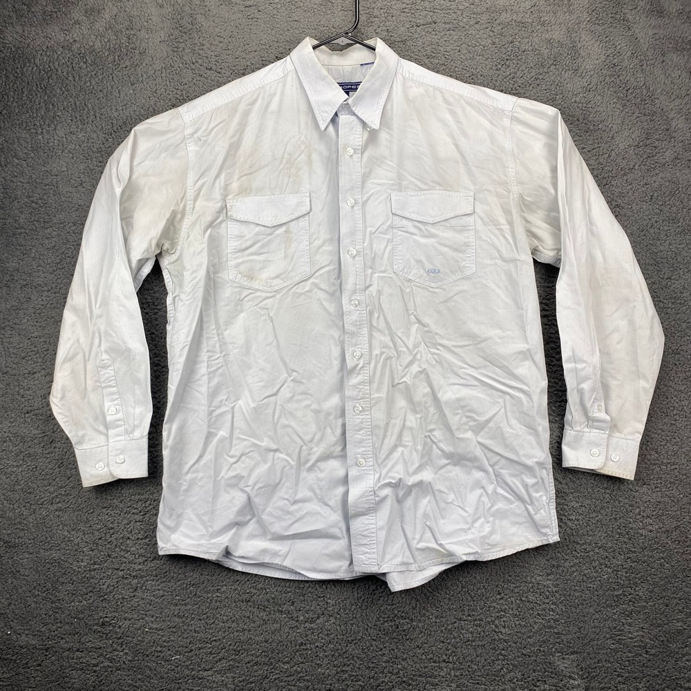 Roper Western Shirt Long Sleeve Gingham‎ Check Button Up Pockets XL